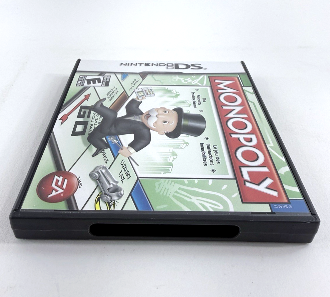 Monopoly (Nintendo DS, 2010) Game Case Manual Insert - Tested and Working