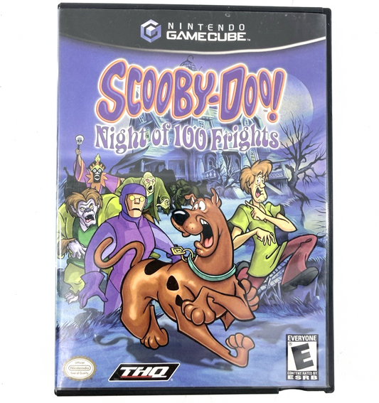 Scooby-Doo Night of 100 Frights (Nintendo GameCube, 2002) Original Case/Art Only