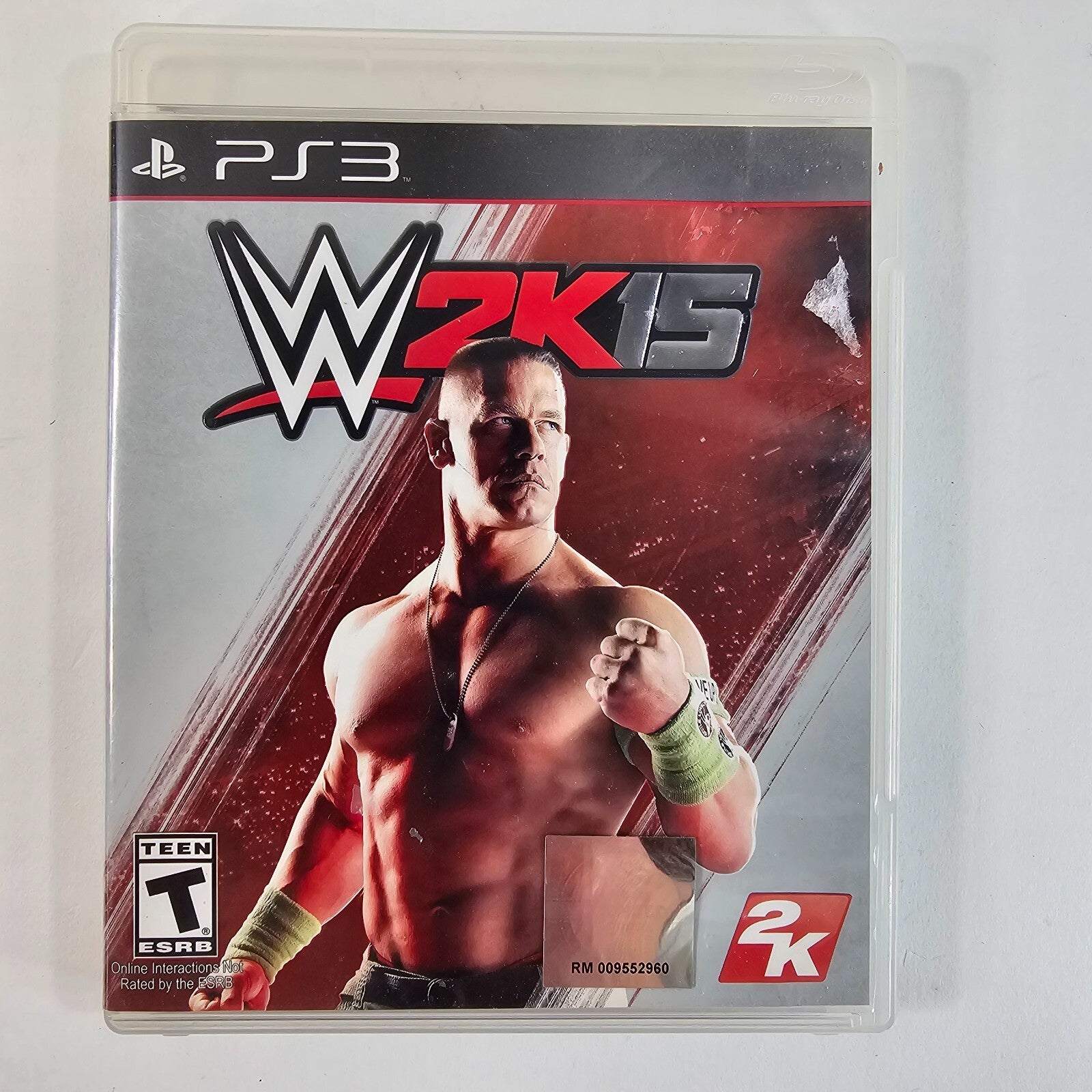 WWE 2K15 (Sony PlayStation 3, 2014) Game Case Manual Inserts CIB