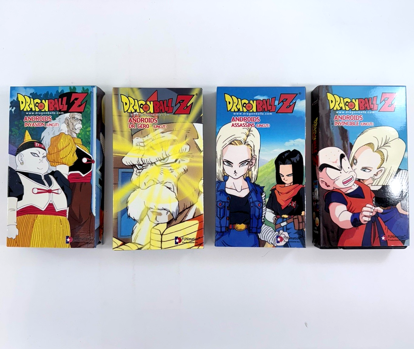 Dragon Ball Z Uncut Android Saga (VHS Set, English Dubbed) - Tested And Working