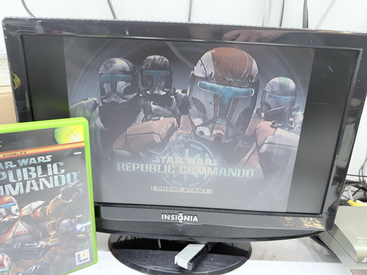Star Wars: Republic Commando (Xbox, 2005) Game Case Manual Registration - Tested
