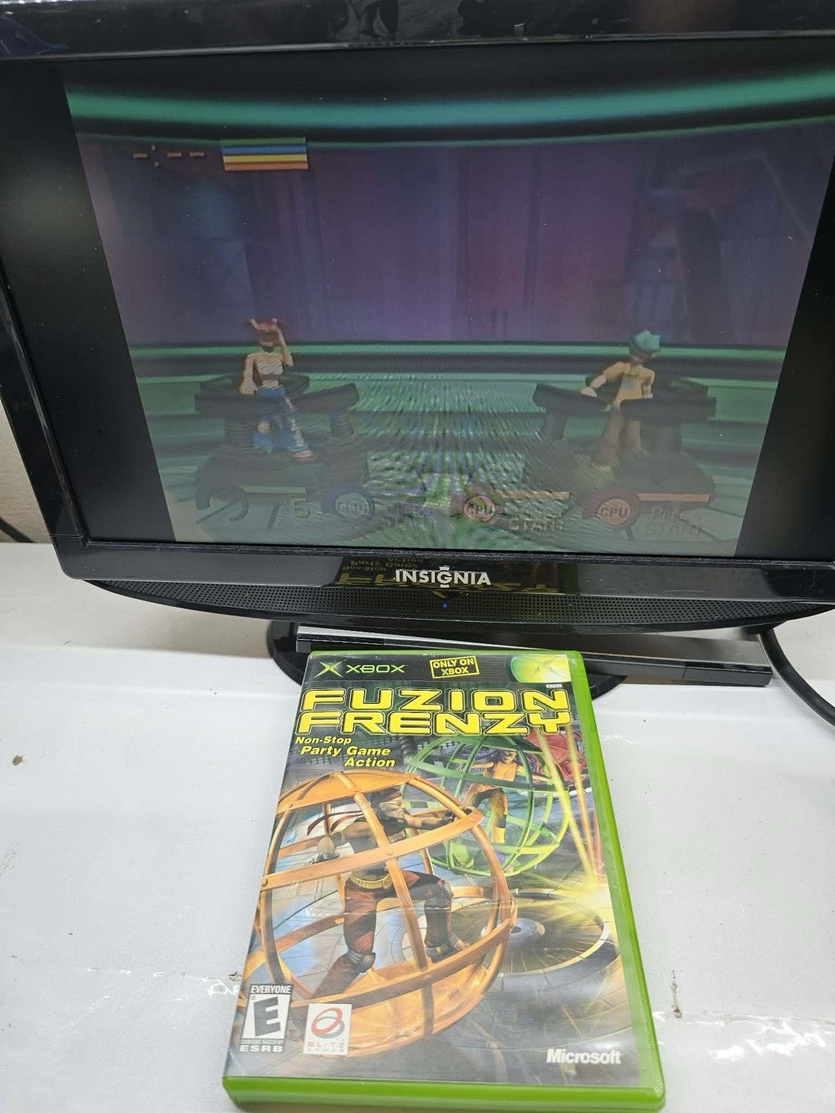 Fuzion Frenzy (Microsoft Xbox, 2001) Game Case Manual Micosoft Insert - Tested