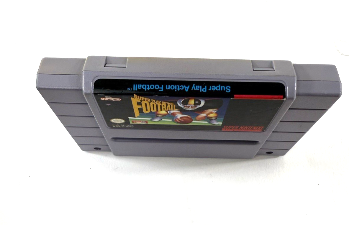 Super Play Action Football (Super Nintendo SNES, 1992) Game Cartridge - Tested