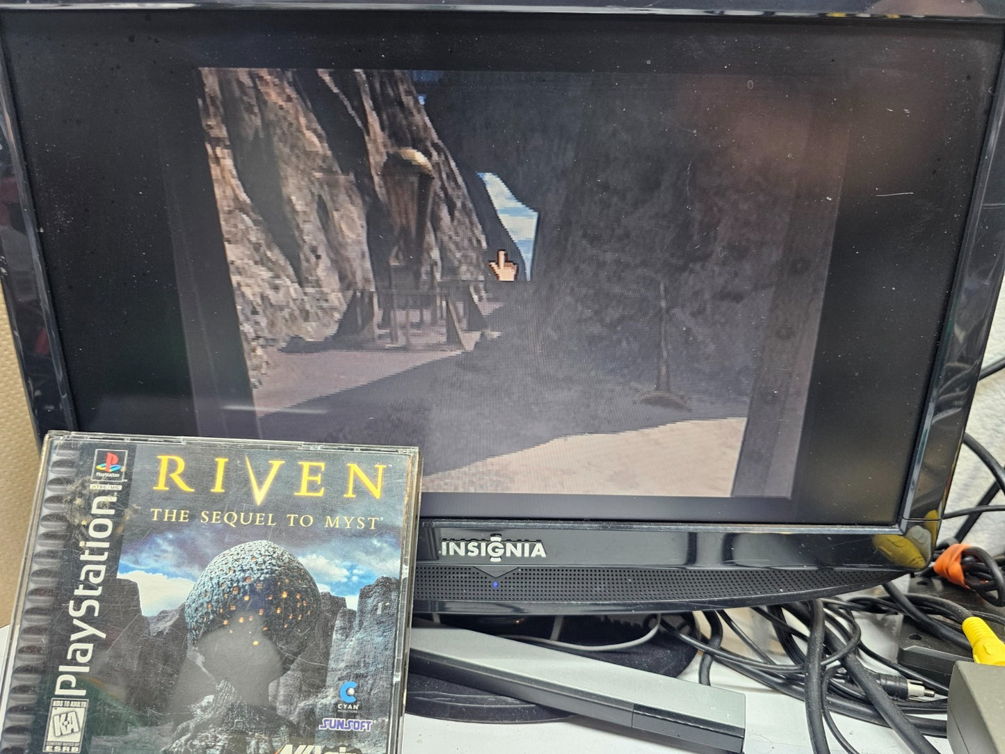 Riven: The Sequel to Myst (PlayStation, 1997) Discs, Case, Manual, Reg. - Tested