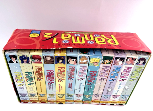 VIZ Video Ranma 1/2 Hard Battle Box Set (VHS, 1999, Dubbed) - No CD - Tested