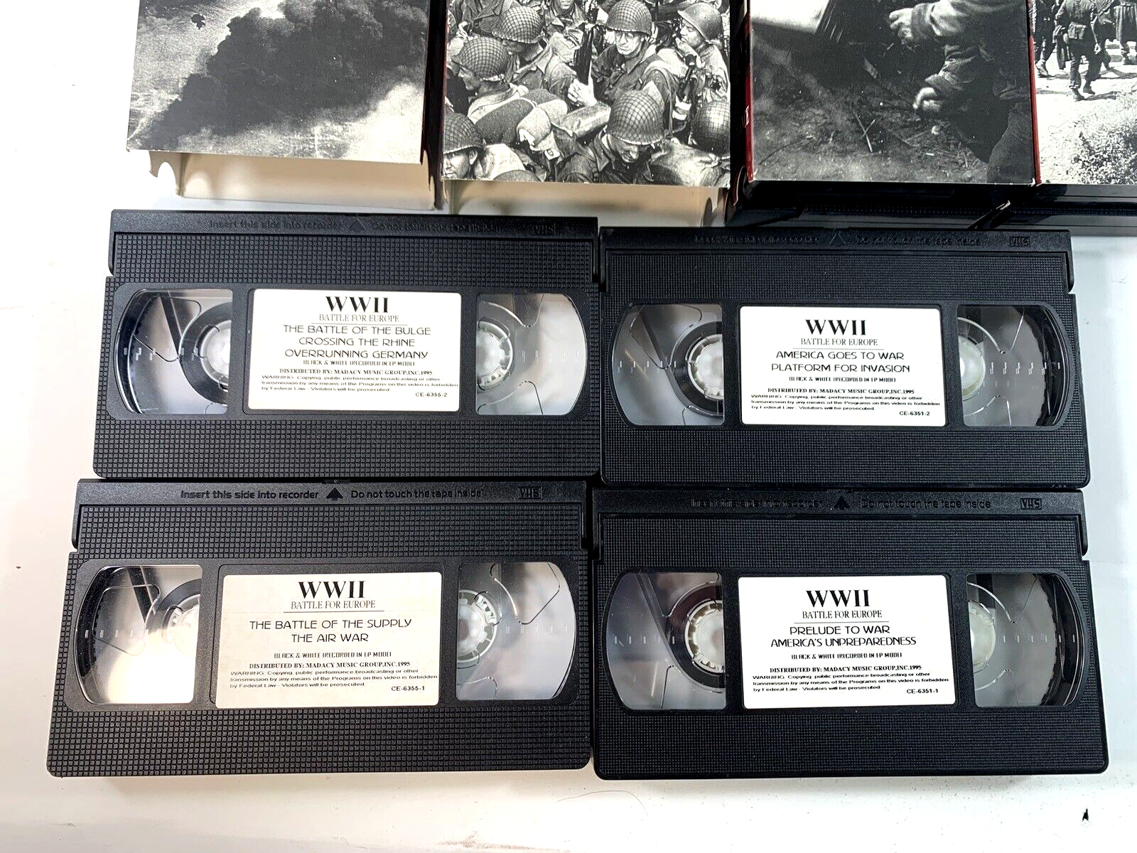 Rise And Fall Of The Nazi Empire (4 Military VHS box sets) Warbirds of WWII +2