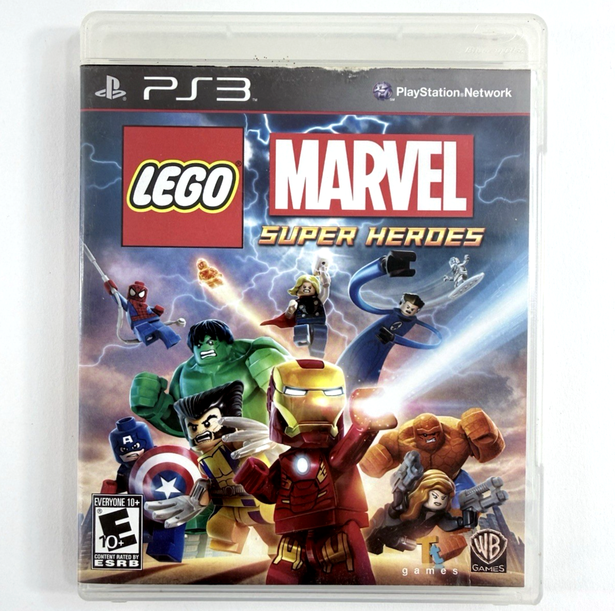 LEGO Marvel Super Heroes (Sony PlayStation 3, 2013) Game, Case, Manual - Tested