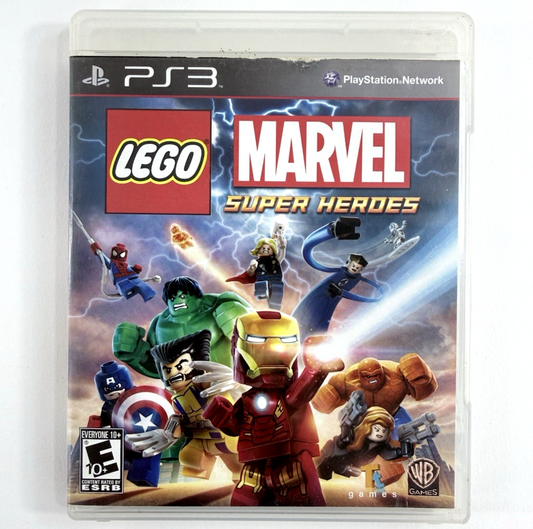 LEGO Marvel Super Heroes (Sony PlayStation 3, 2013) Game, Case, Manual - Tested
