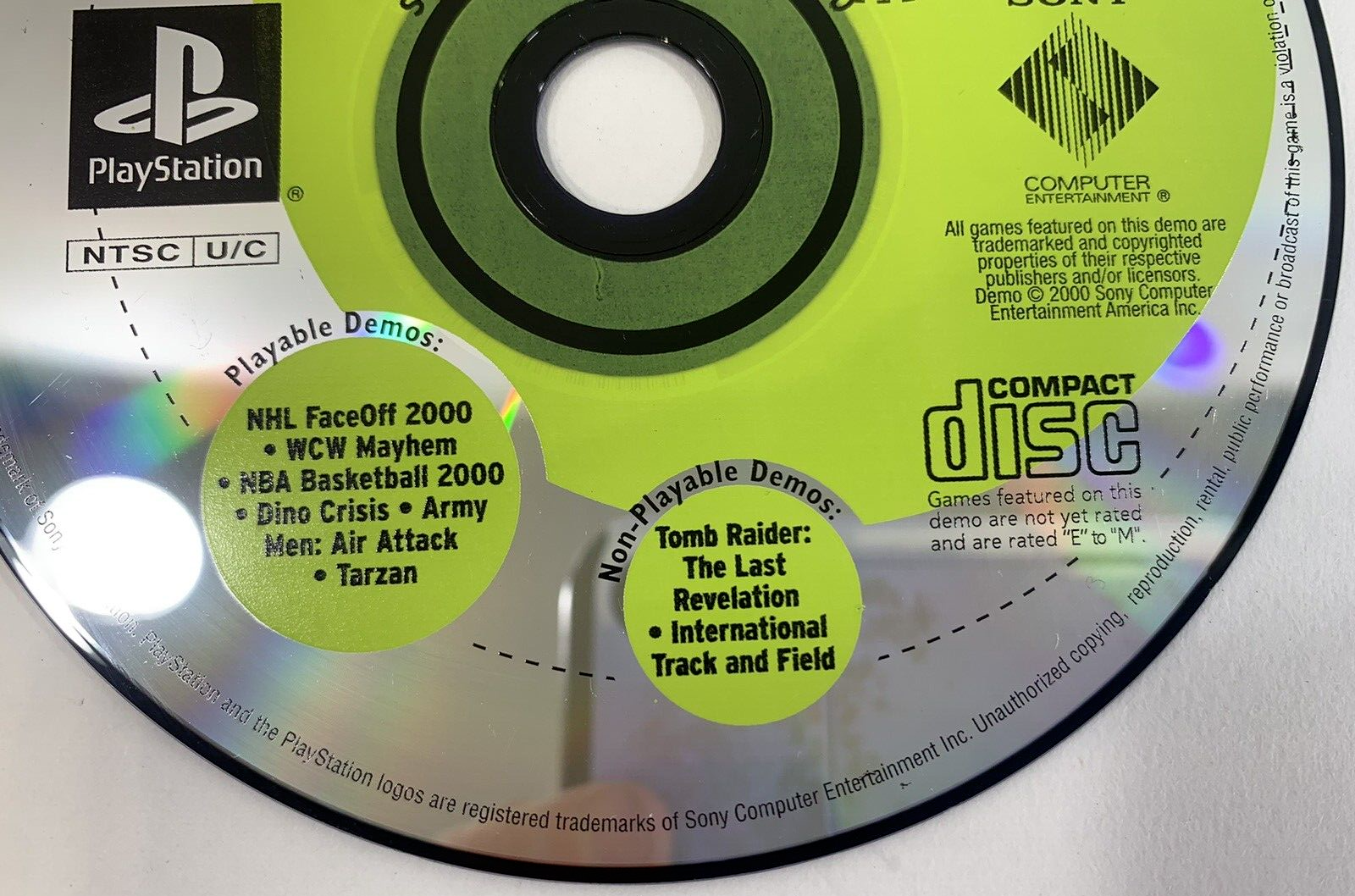 PlayStation Magazine Demo Disc #28 January 2000 - Tested And Working