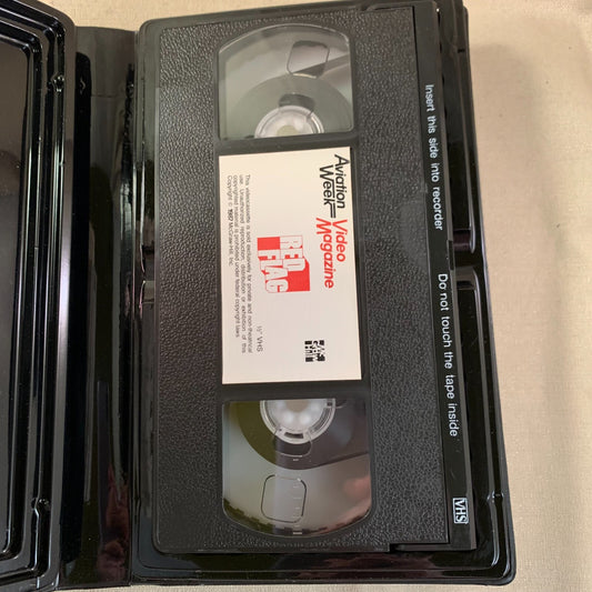 Vintage Red Flag Aviation Week Video Magazine Clamshell VHS RARE