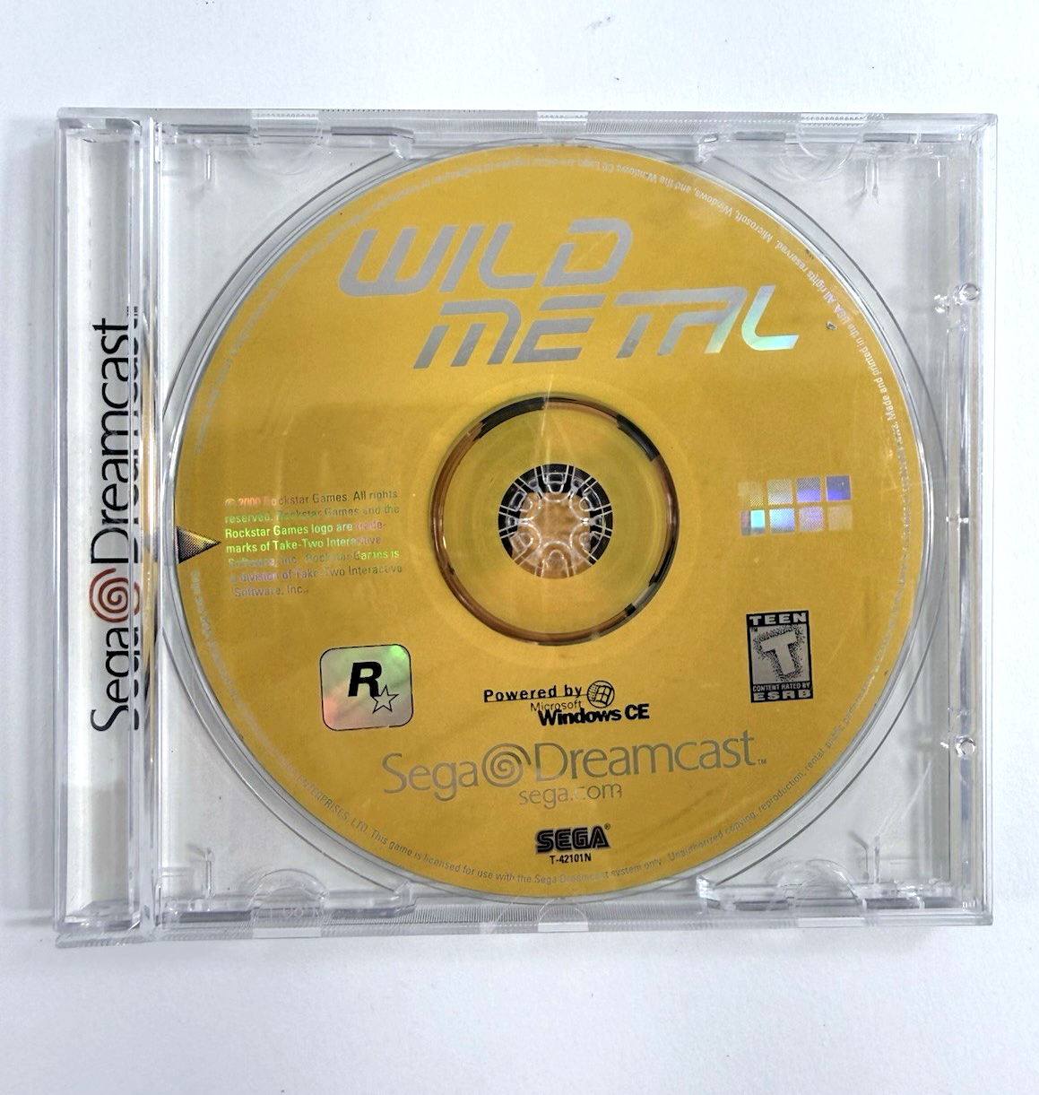 Wild Metal (Sega Dreamcast, 2000) Game and Case - Tested and Working