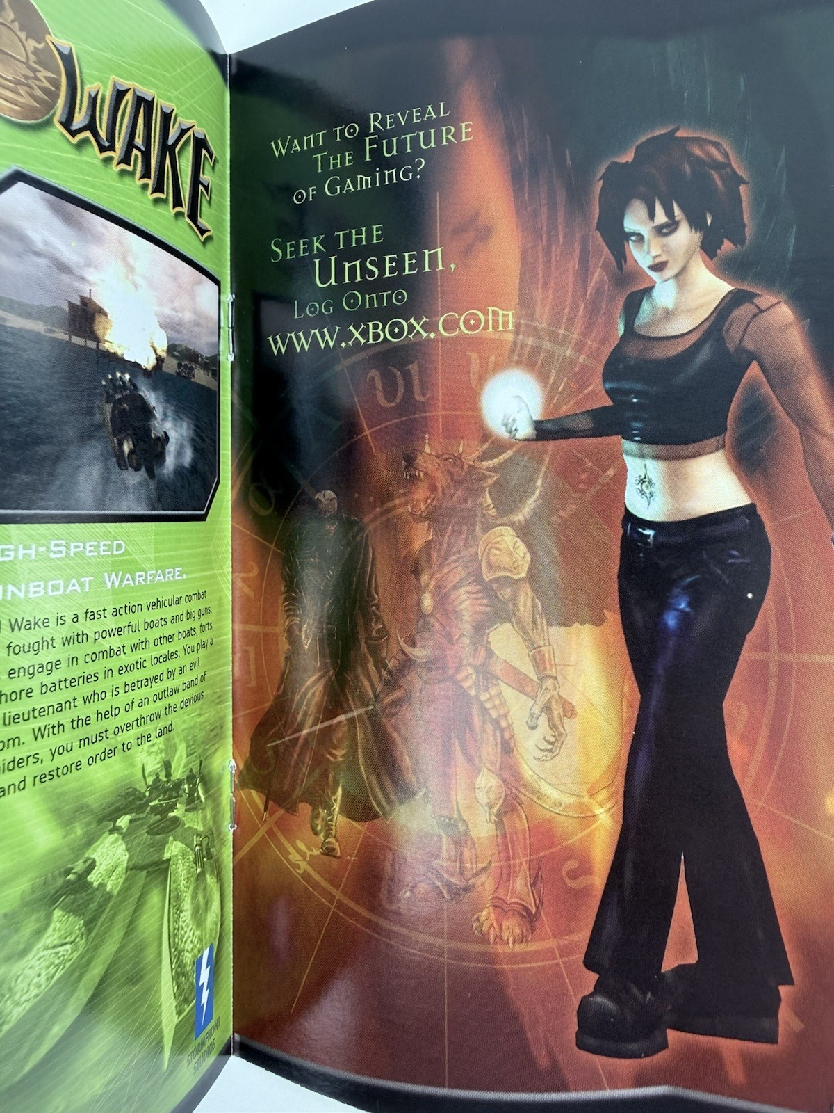 Fuzion Frenzy (Microsoft Xbox, 2001) Game Case Manual Micosoft Insert - Tested