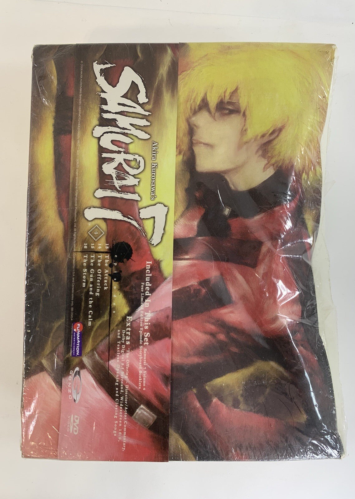 Akira Kurosawa Samurai 7 Volume 4 Episodes 13-16 DVD 2004 Funimation