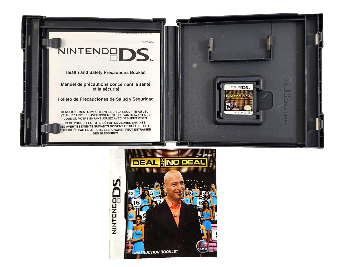 Deal or No Deal (Nintendo DS, 2007) Game Case Manual Insert - Tested
