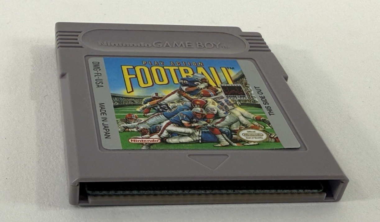 Play Action Football (Nintendo Gameboy, 1990) Game Cartridge - Tested & Working
