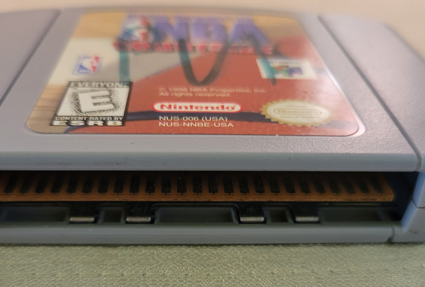 Kobe Bryant in NBA Courtside  (Nintendo 64, 1998) Game Cartridge - Tested