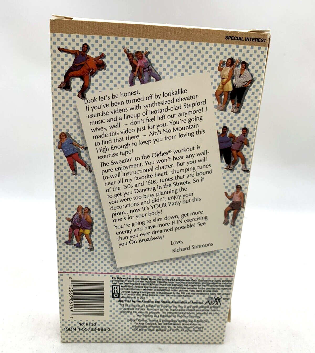 Richard Simmons - Sweatin' to the Oldies (VHS, 1990) - Tested