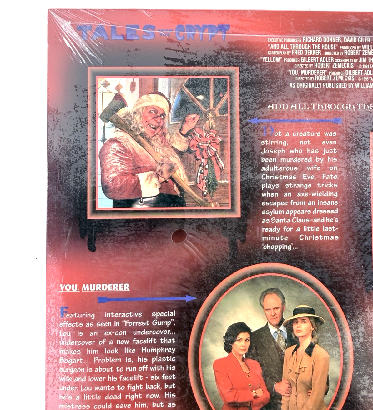 Tales from the Crypt The Robert Zemeckis Collection (Laserdisc, 1998) - New