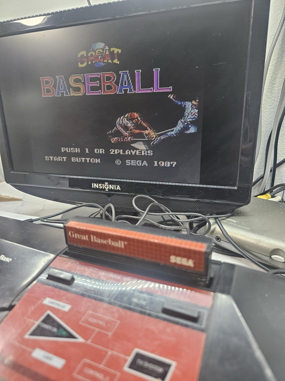 Great Baseball (Sega Master System, 1987) Game Cartridge - Tested and Working