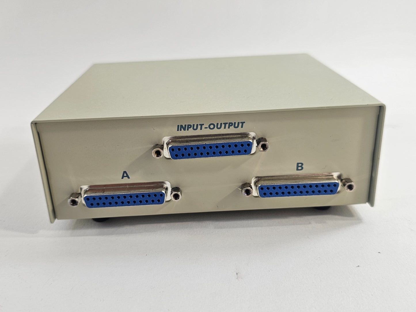 Manual  DB-25 A/B Data Switch Box - Parallel Port Selector - Power-Free - Tested