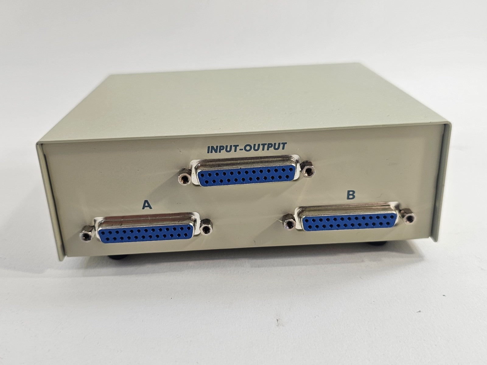 Manual  DB-25 A/B Data Switch Box - Parallel Port Selector - Power-Free - Tested