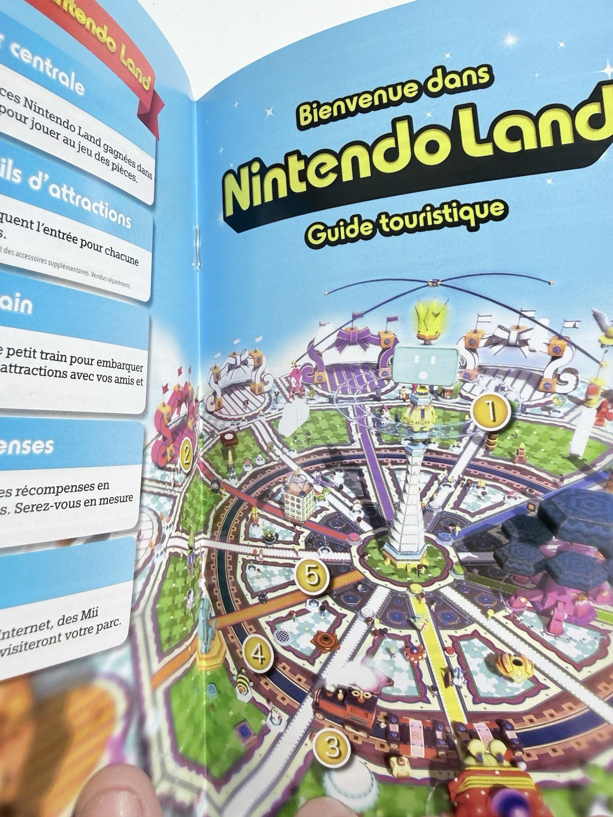 Nintendo Land (Wii U, 2012) Game Case Manual Inserts - Tested and Working