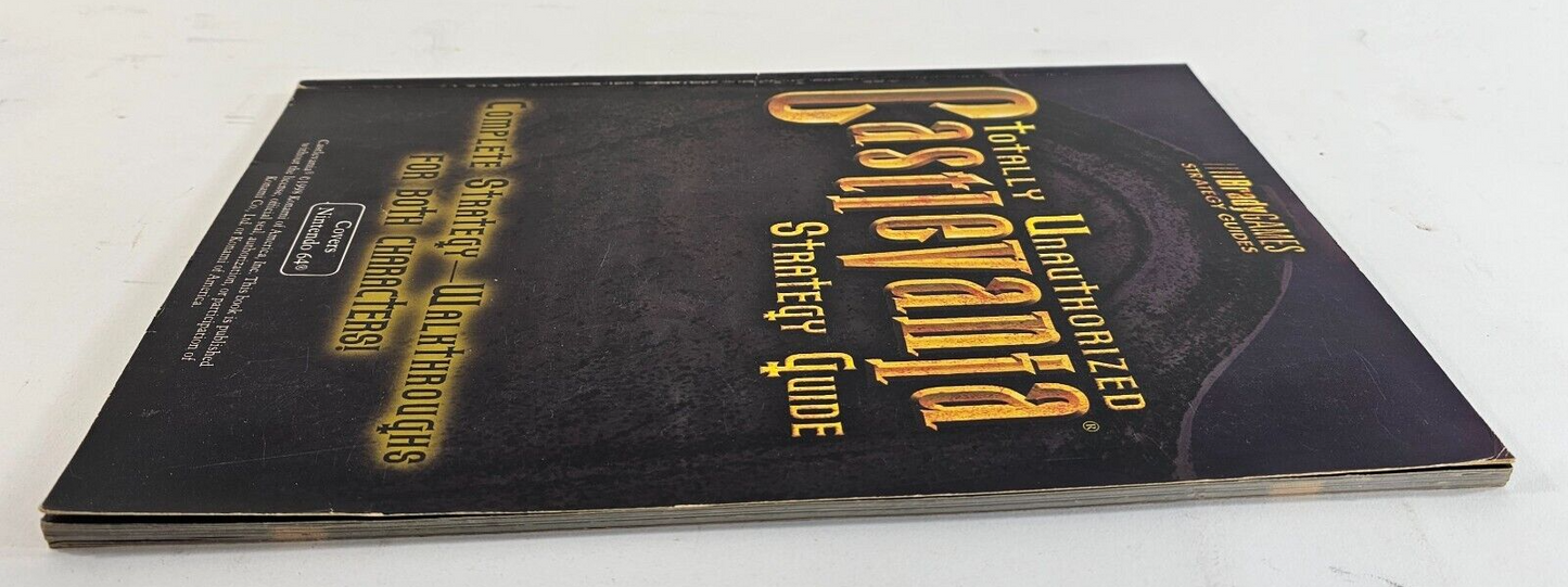 Castlevania Totally Unauthorized Strategy Guide (1999, Trade Paperback)