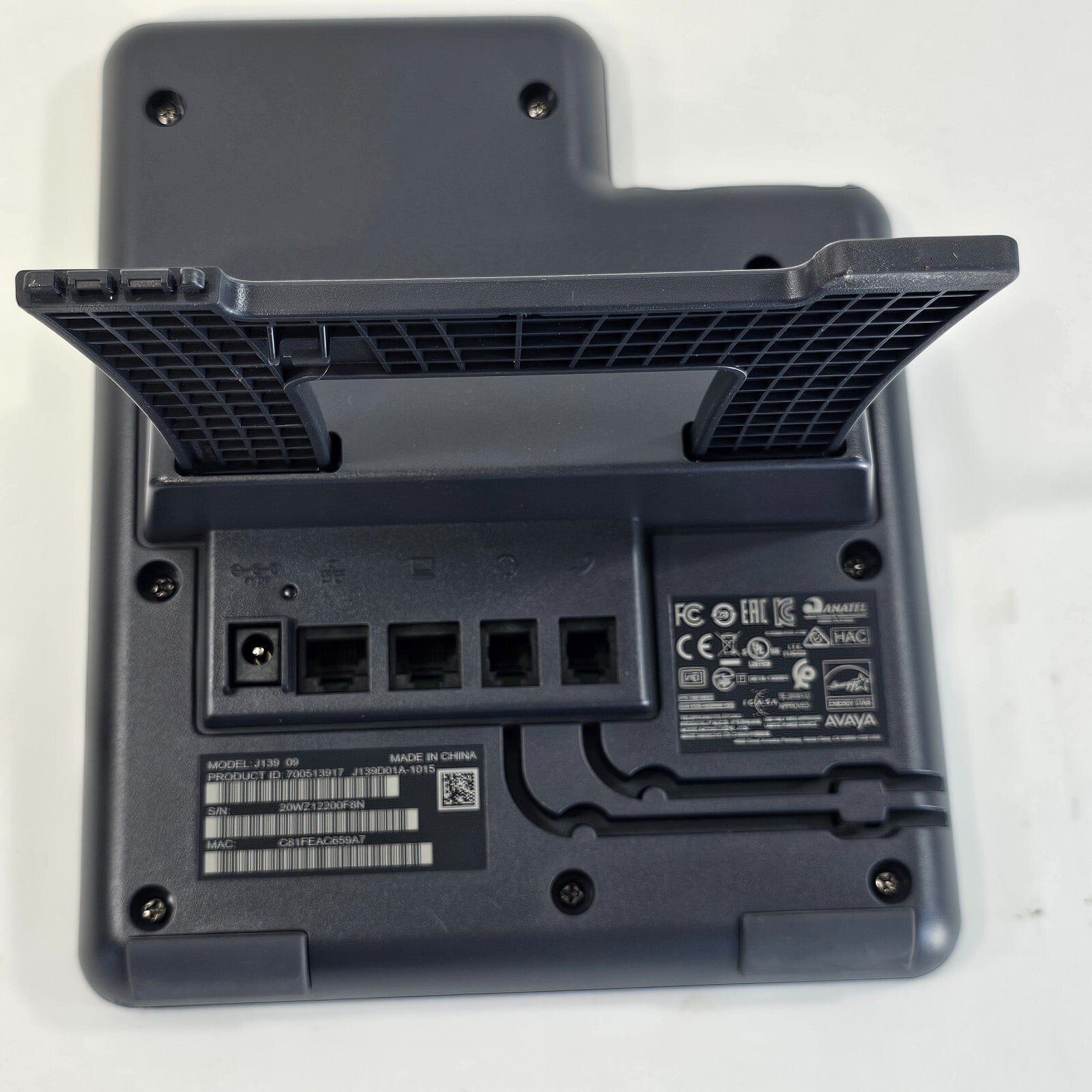 Avaya J139 VoIP 4-Line Business Phone 700513917 - Tested and Reset - No Adapter