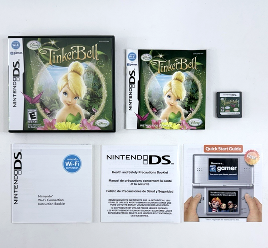 Disney Fairies Tinker Bell (Nintendo DS, 2008) Game Case Manual Inserts - Tested