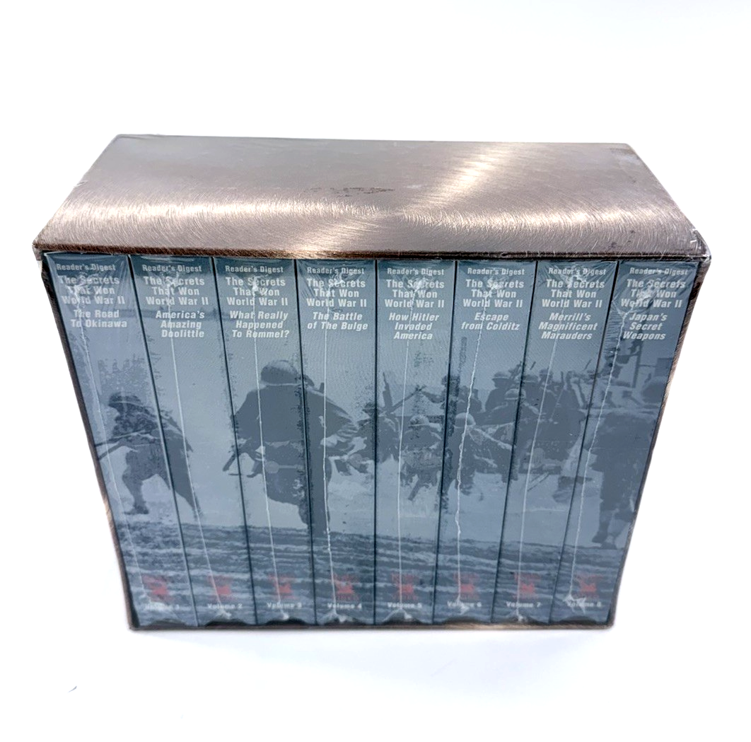 Reader's Digest The Secrets That Won World War II (VHS Collector Set, 2001) New