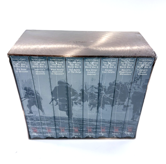 Reader's Digest The Secrets That Won World War II (VHS Collector Set, 2001) New