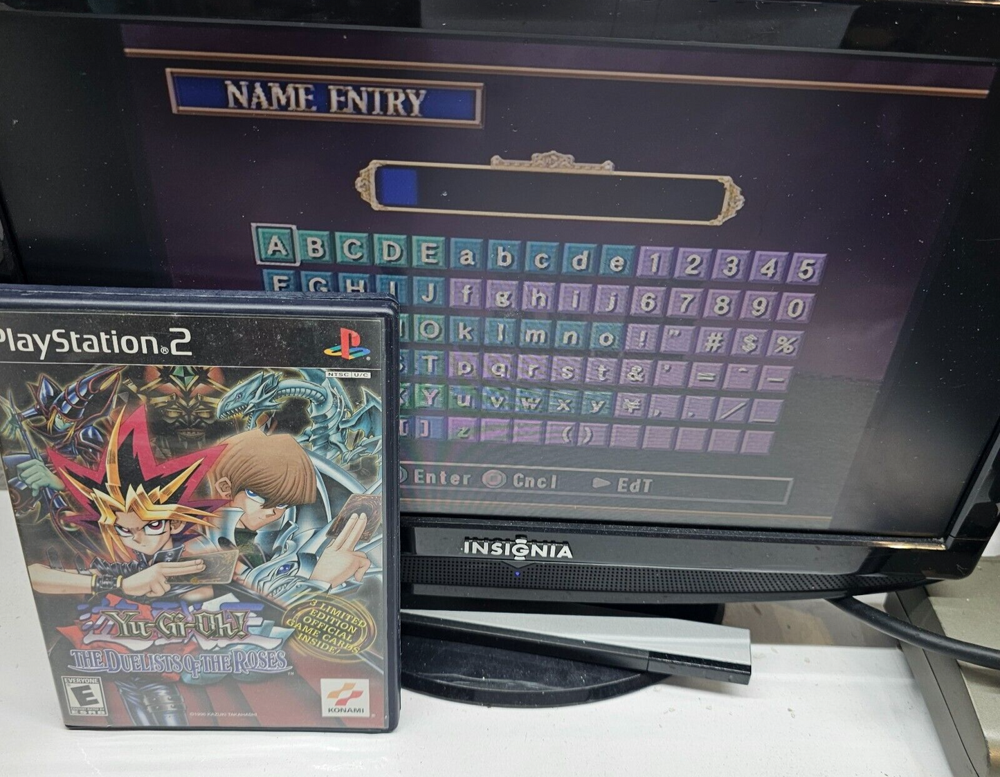 Yu-Gi-Oh! The Duelists of the Roses (PlayStation 2, 2003) Game Case Manual