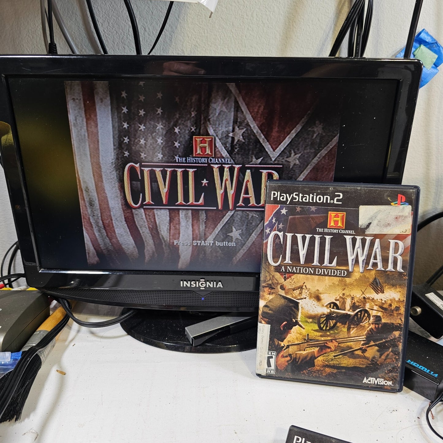 History Channel: Civil War: A Nation Divided (PlayStation 2, 2006) Complete
