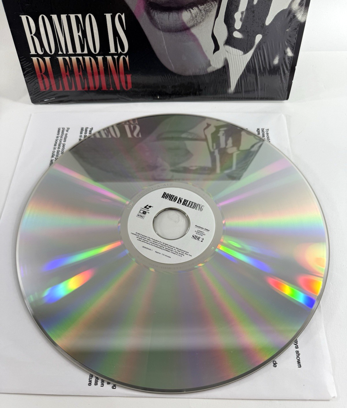 Romeo Is Bleeding (Laserdisc, 1994) Extended CLV Deluxe Widescreen Edition