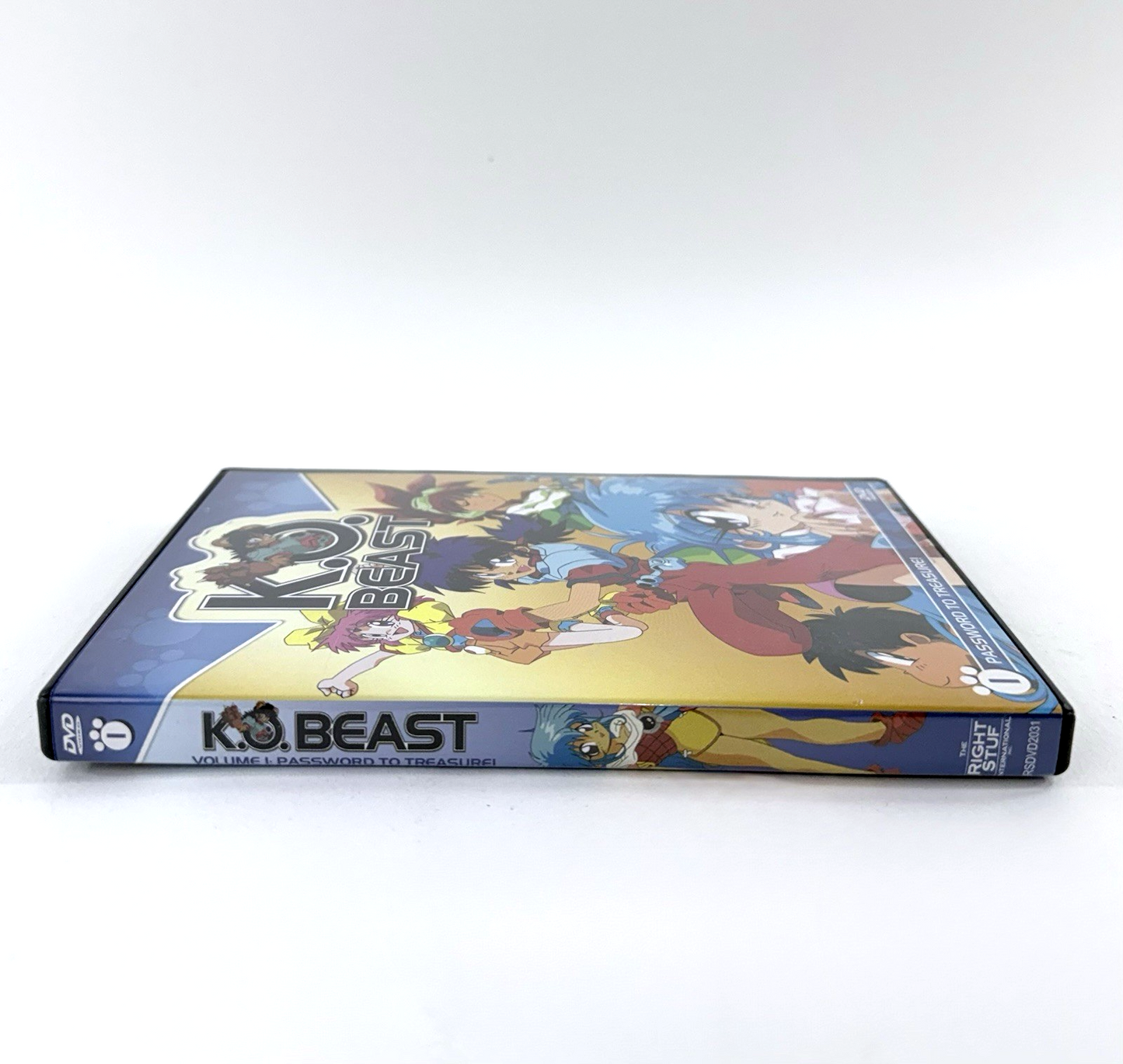 K.O. Beast Vol. 1: Password to Treasure (DVD, 2003) Sub/Dub Anime - Tested