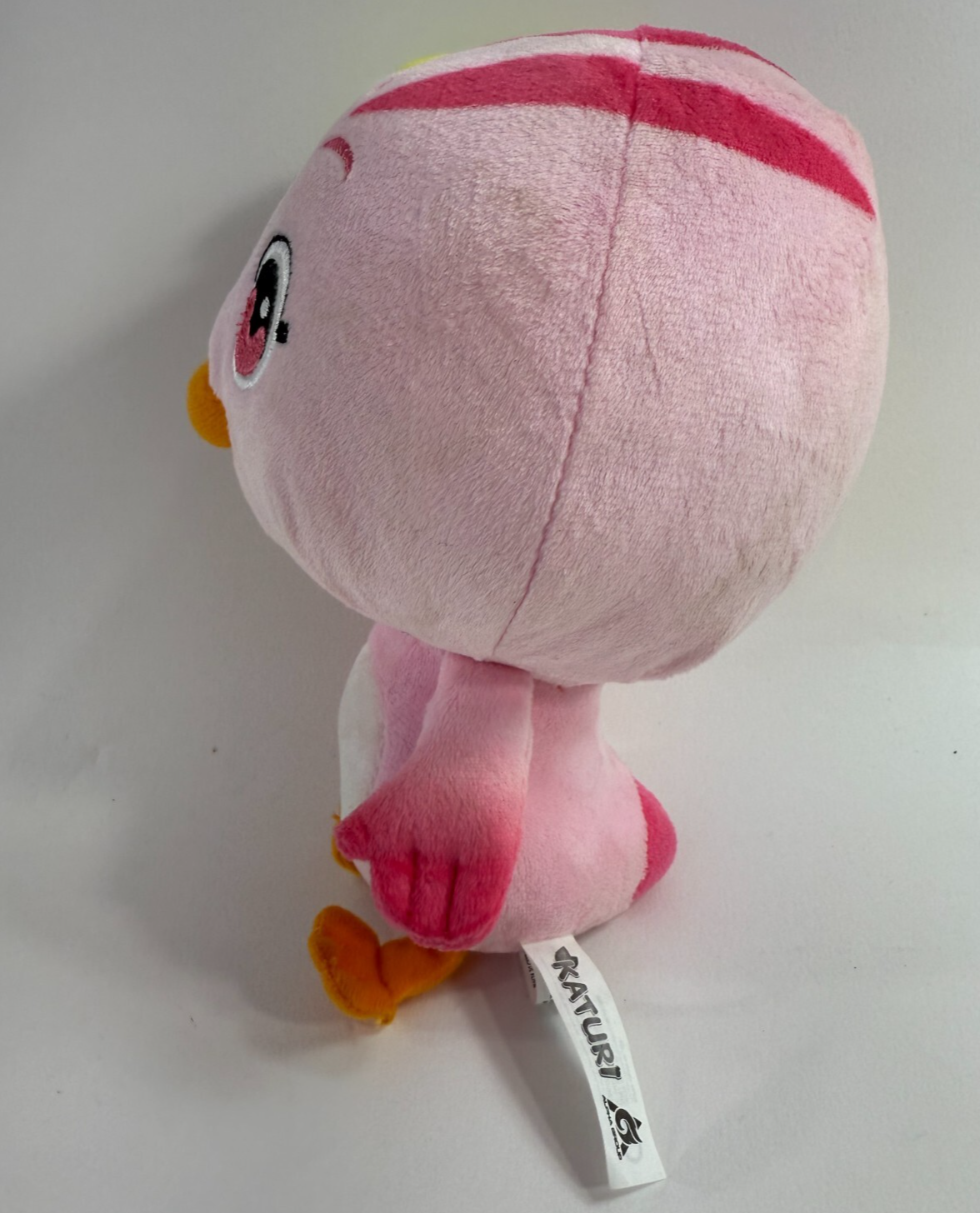 Alpha Group 2019 Katuri 8" Duri Pink Bird Plush - Korean Animation