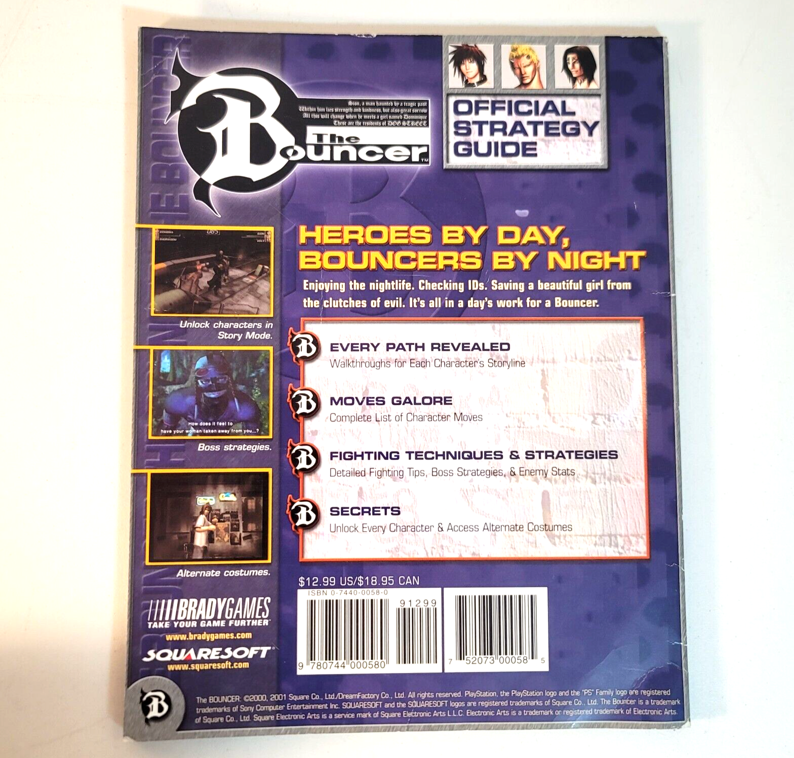 The Bouncer Official Strategy Guide by Dan Birlew (2001, Trade Paperback)