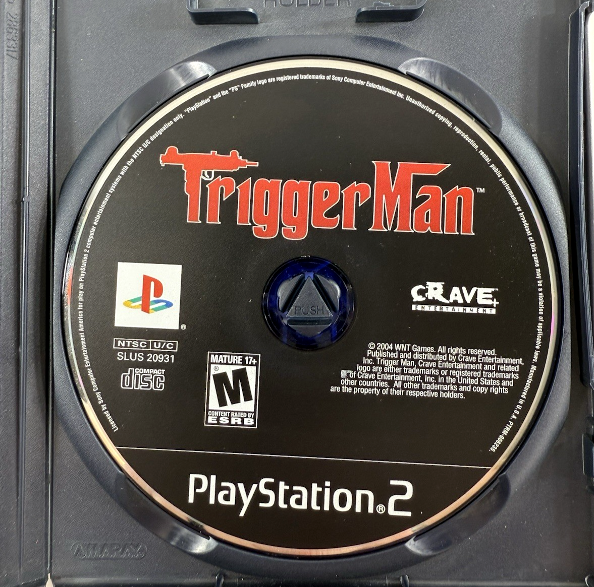Trigger Man (Sony PlayStation 2, 2004) Game Case Manual - Tested and Working