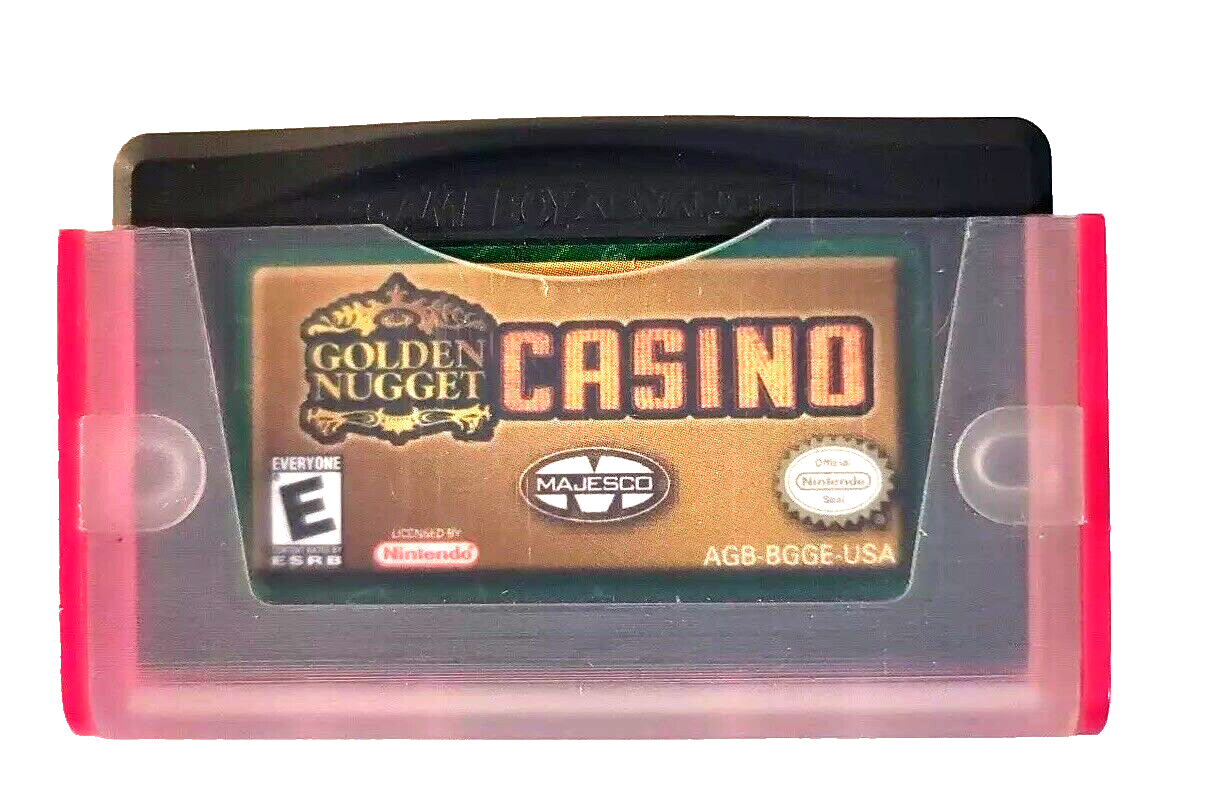 Golden Nugget Casino (Nintendo Game Boy Advance, 2004) Game Cartridge - Tested