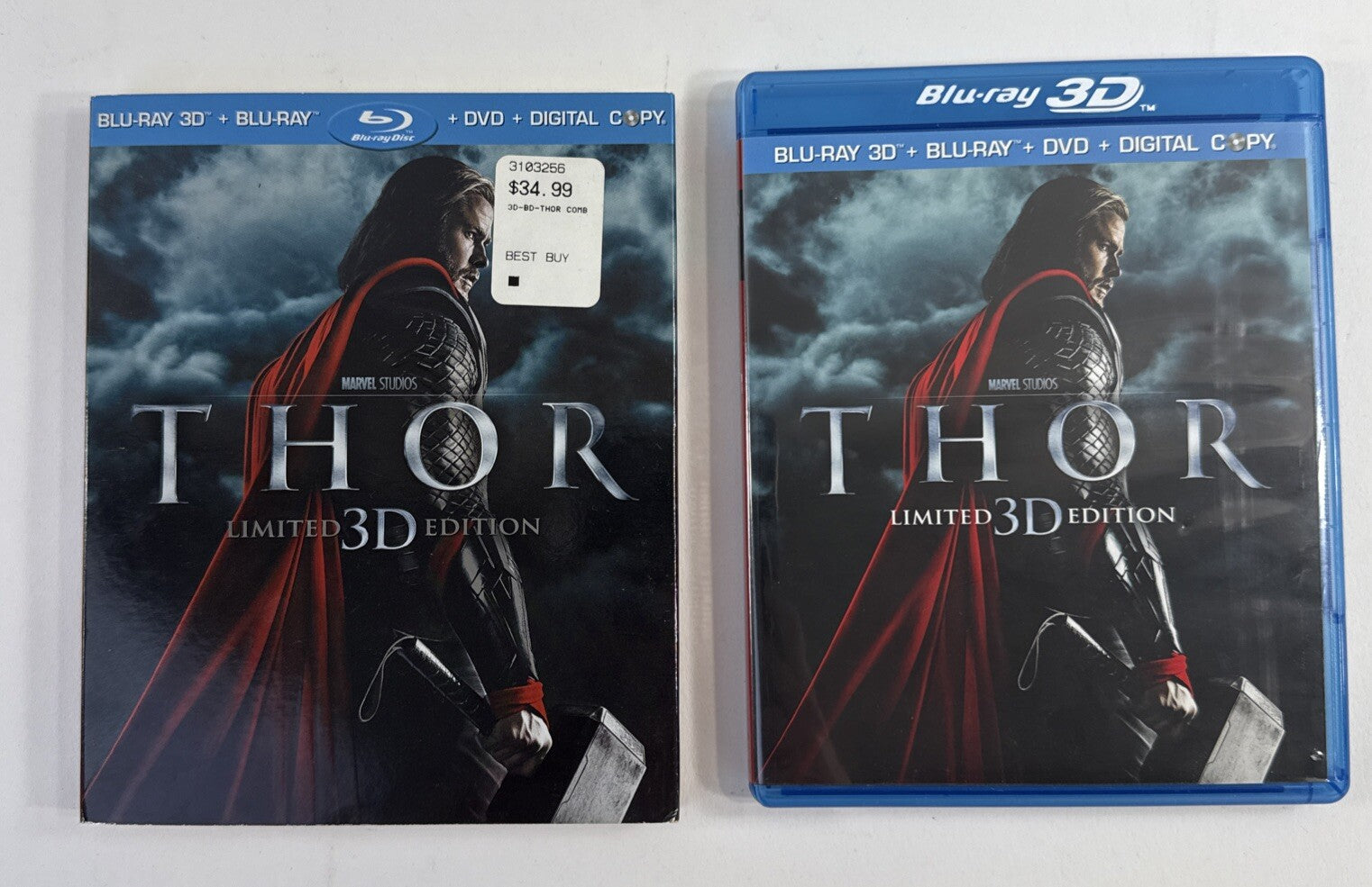Thor Limited 3D Version (Blu-ray 3D, 2011)  - Tested And Working