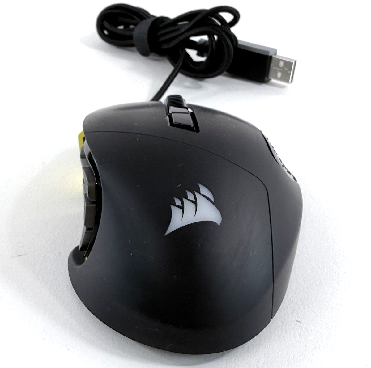 Corsair Scimitar RGB Wired 17-Button MOBA/MMO Gaming Mouse - Tested And Working