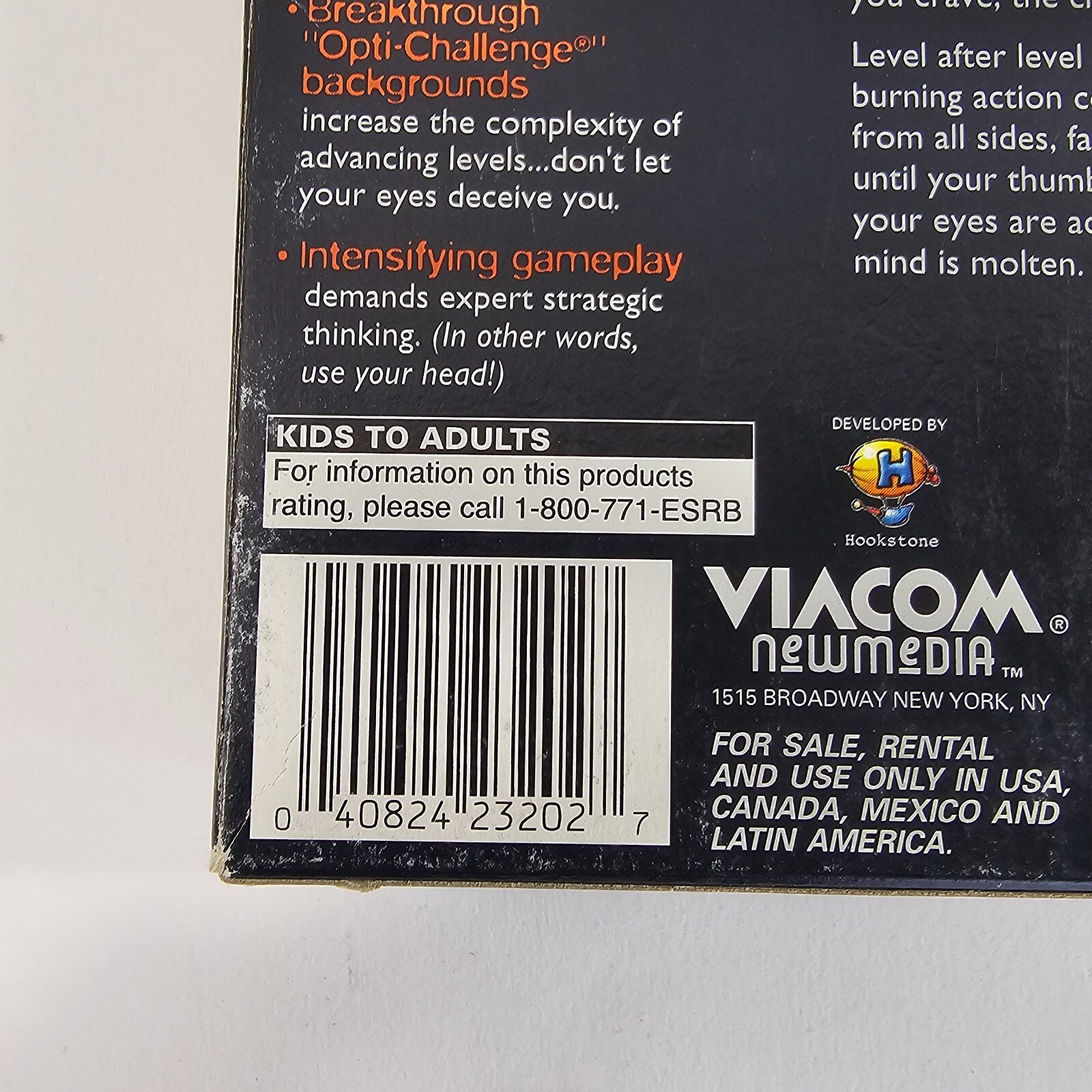 Zoop (Super Nintendo SNES, 1995) Game Box Manual Insert Registration - Tested