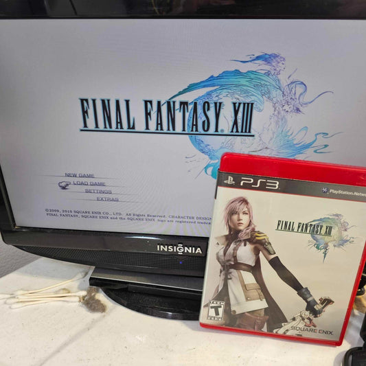 Final Fantasy XIII (Sony PlayStation 3, 2010) Game Case Manual - Tested