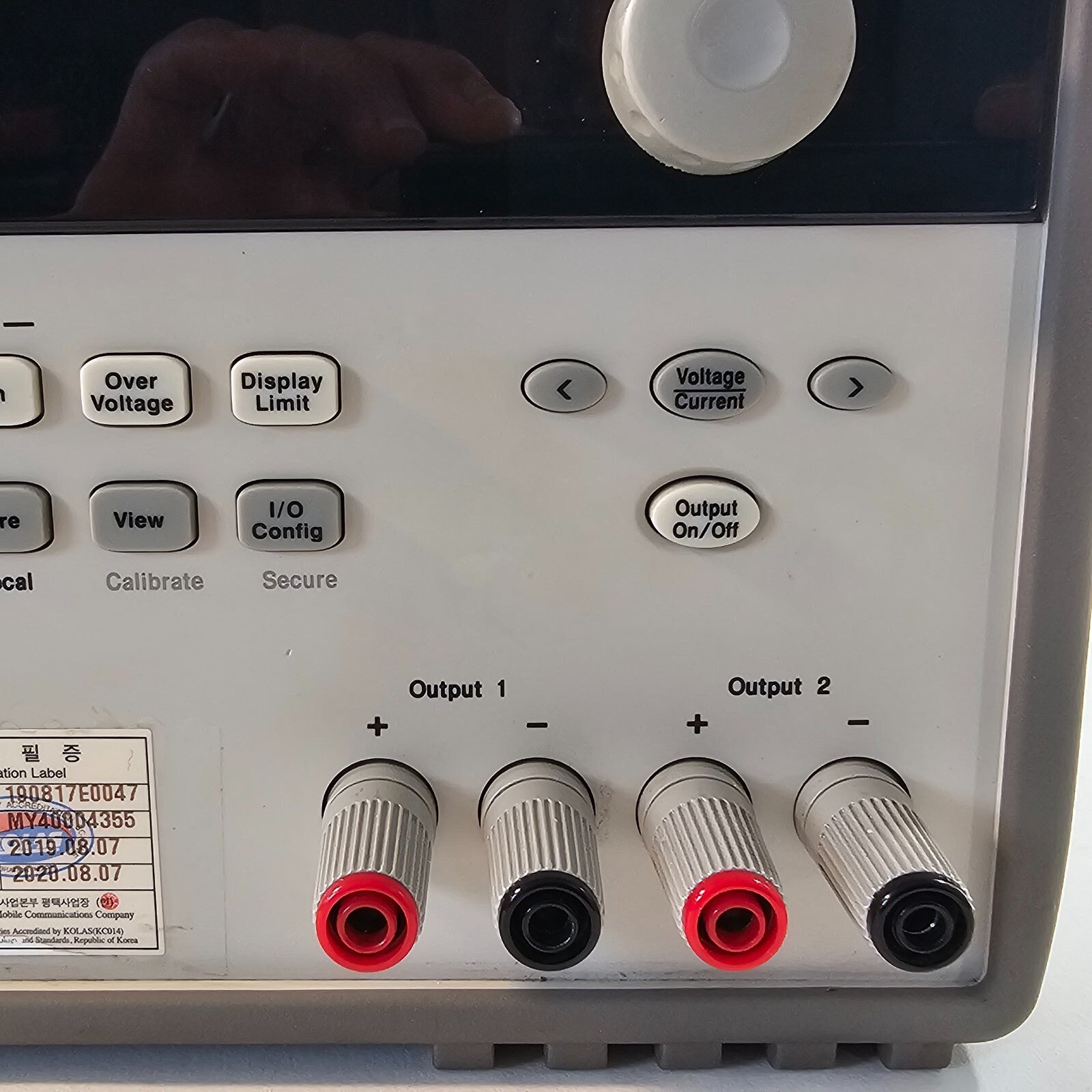 Agilent E3648A Dual Output DC Power Supply 0-8V,5A/0-20V,2.5A - Tested - 4355