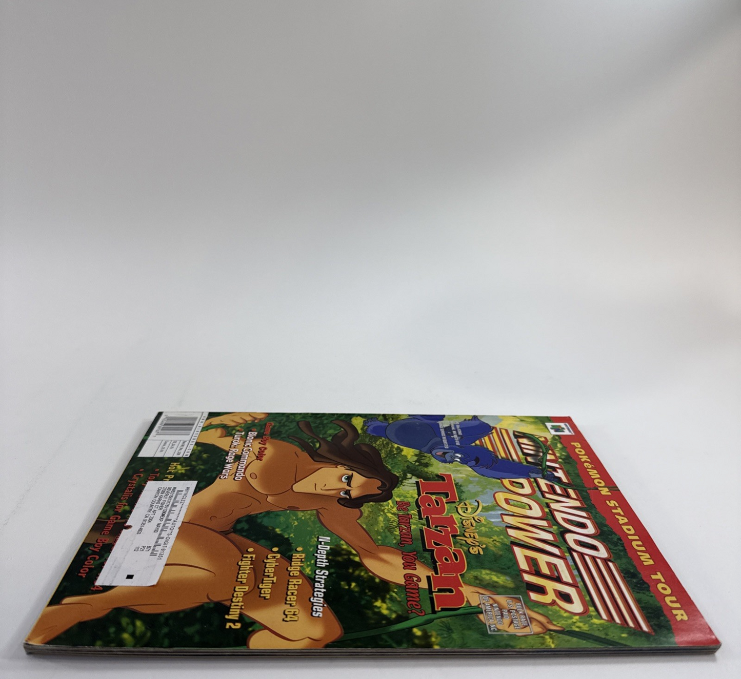 Nintendo Power (Vol. 129, Feb '00) Disney's Tarzan w/ Pro Skater Poster, Comic