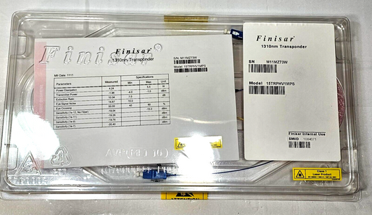 Finisar 1310nm Transponder 15TRPHV1MPS - New, Factory Sealed