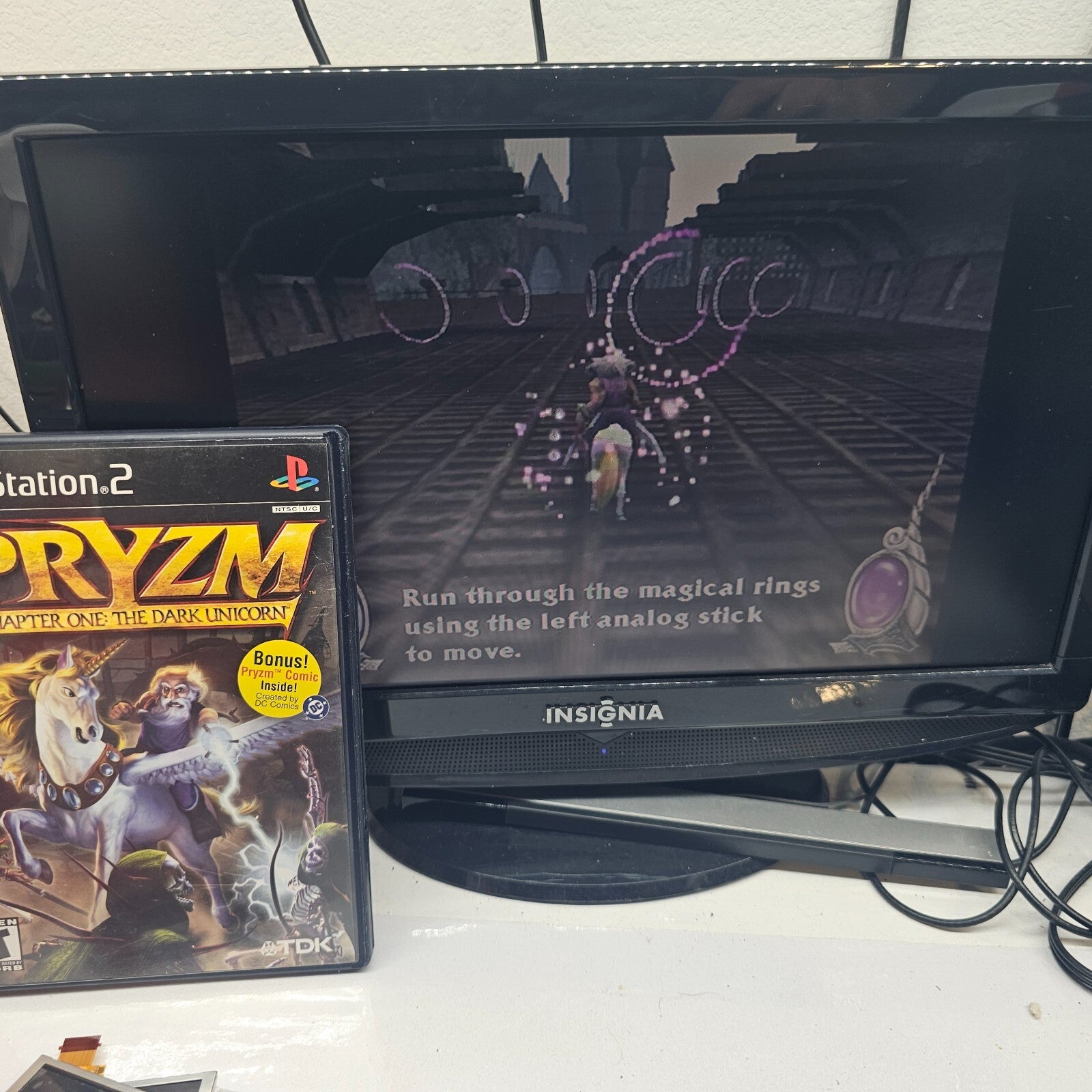 PRYZM Chapter One: The Dark Unicorn (Sony PlayStation 2, 2002) Game Case Manual