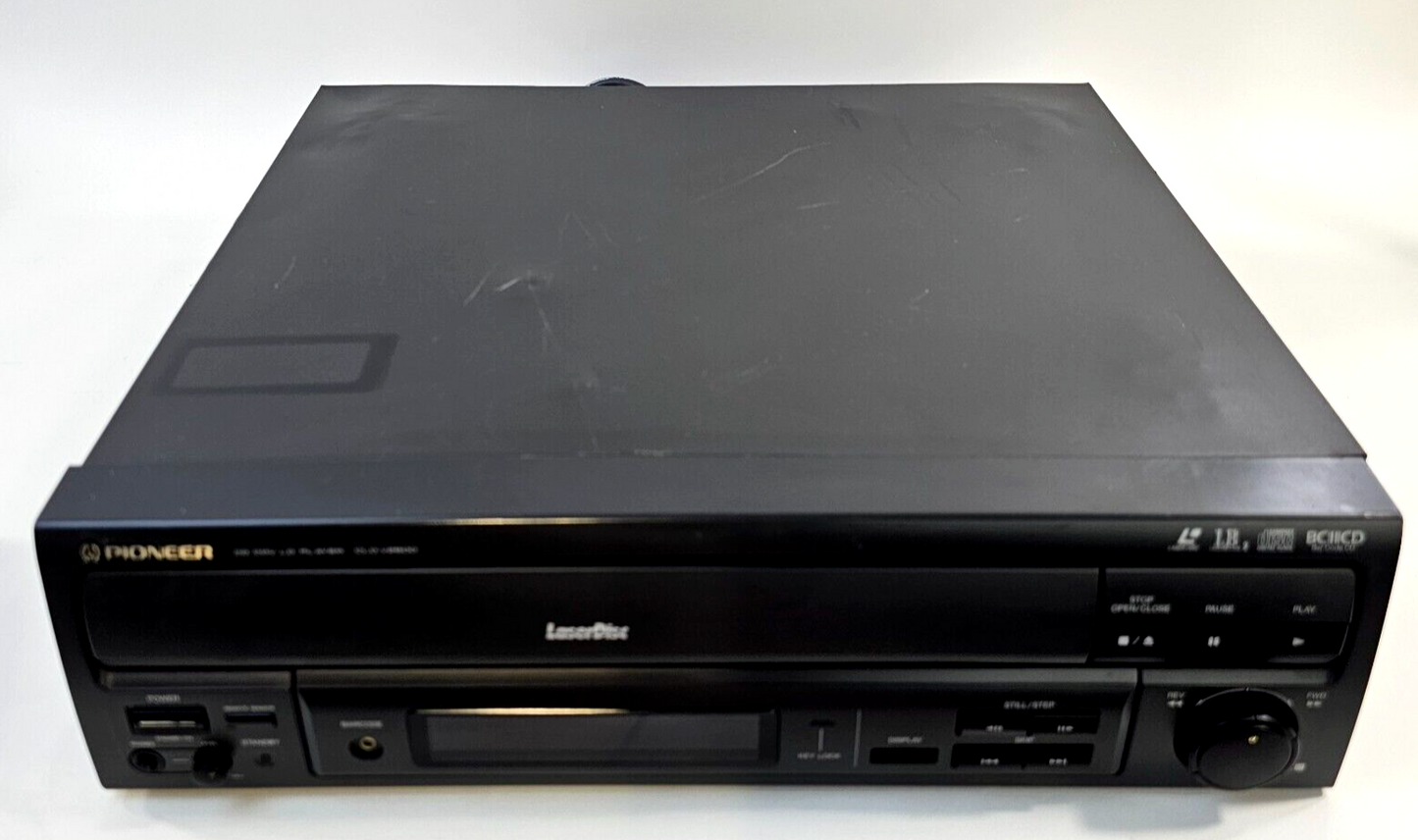 Pioneer CDV LB2 Player CLD-V2600 Laserdisc Player - Tested - For Parts - Read