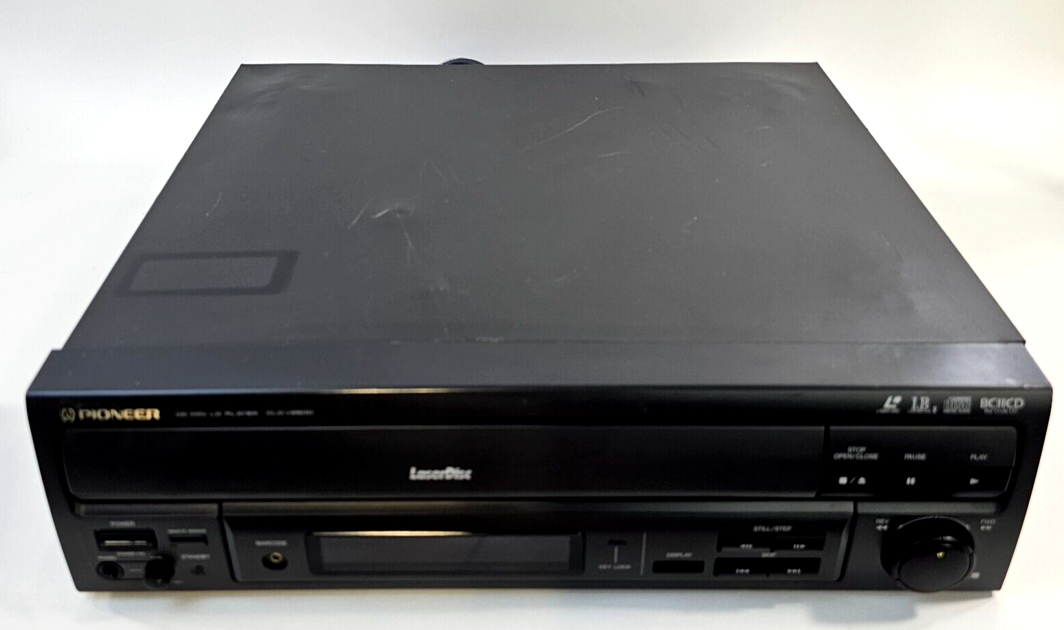 Pioneer CDV LB2 Player CLD-V2600 Laserdisc Player - Tested - For Parts - Read