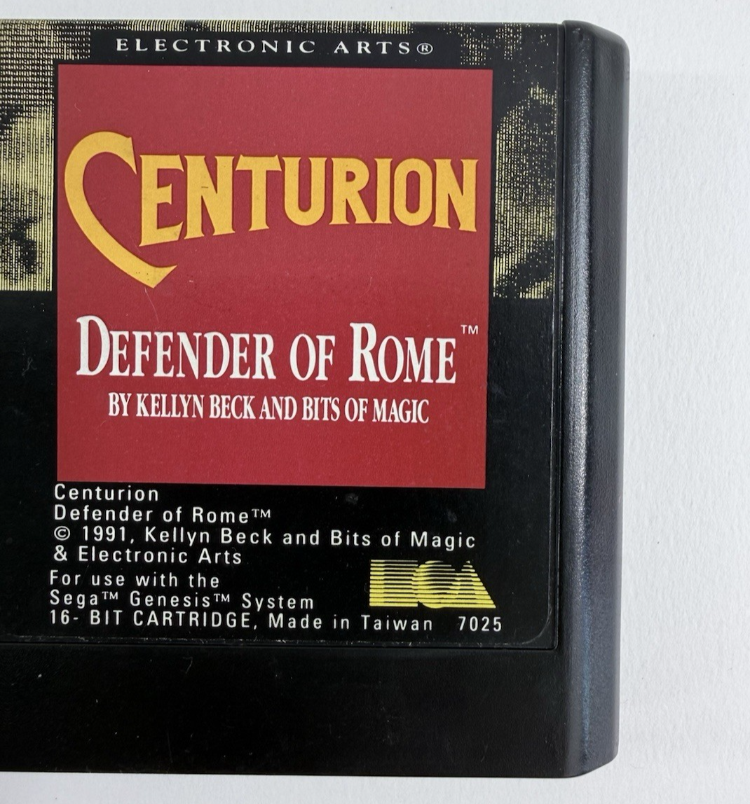 Centurion: Defender of Rome (Sega Genesis, 1991) Game and Case - Tested